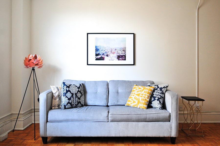 living room upholstered sofa
