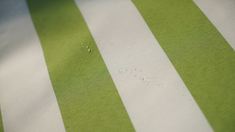 outdoor cushion fabric close up