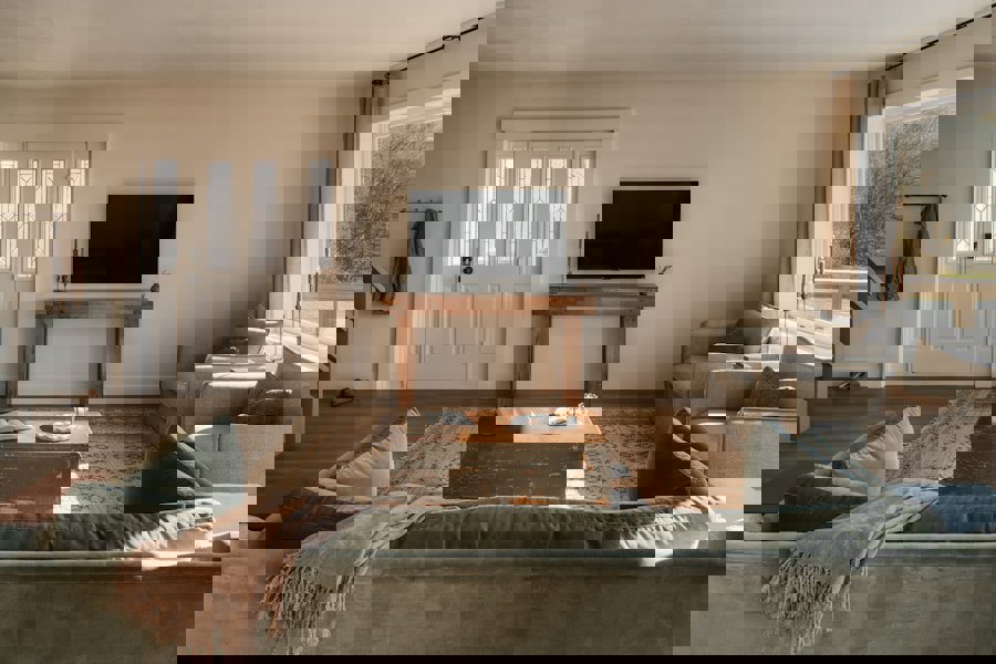 patterned accent chair living room