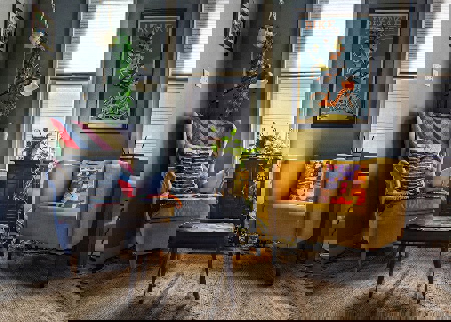 spring living room accent chair