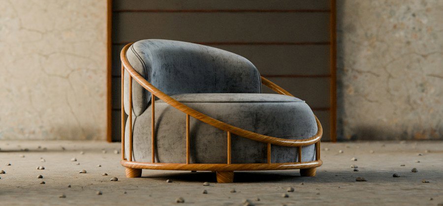 velvet armchair texture