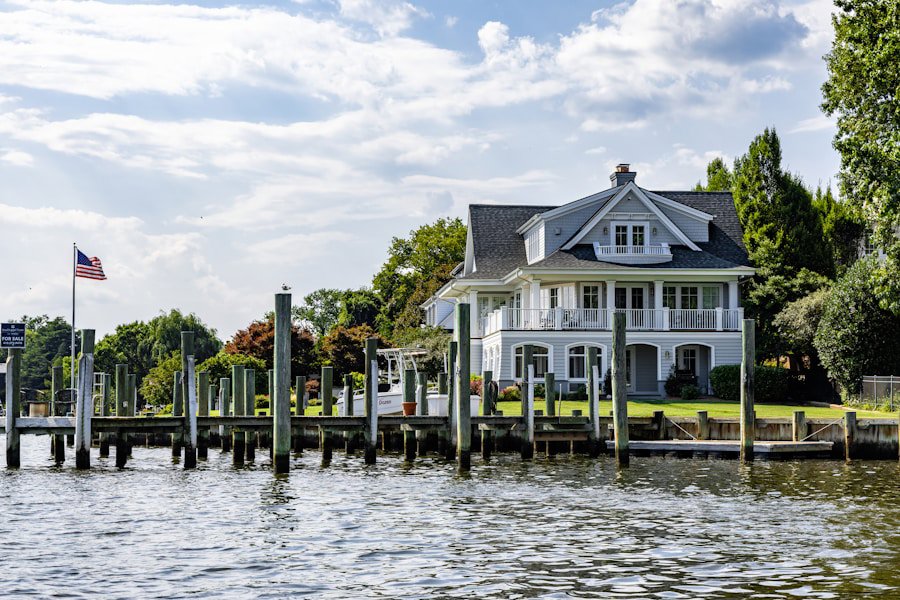 waterfront home porch furniture