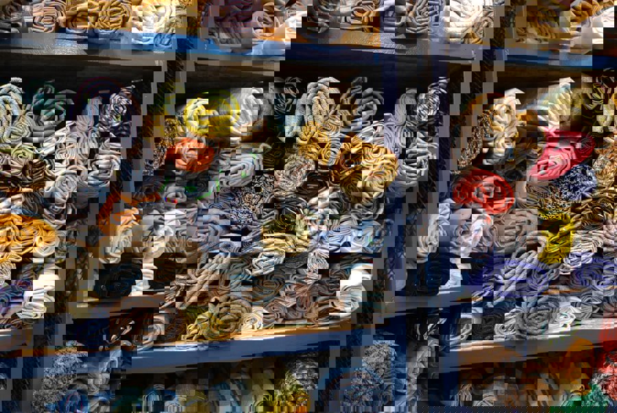 woven fabric texture closeup