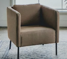 Smaller full fabric chair
